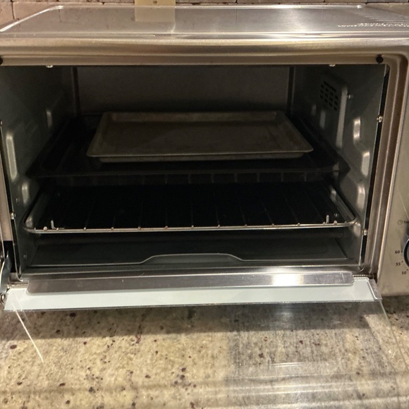 Oster Stainless Steel 6 Slice Toaster Oven – Bake Broil Toast Warm, Turbo, Works - Picture 11 of 14